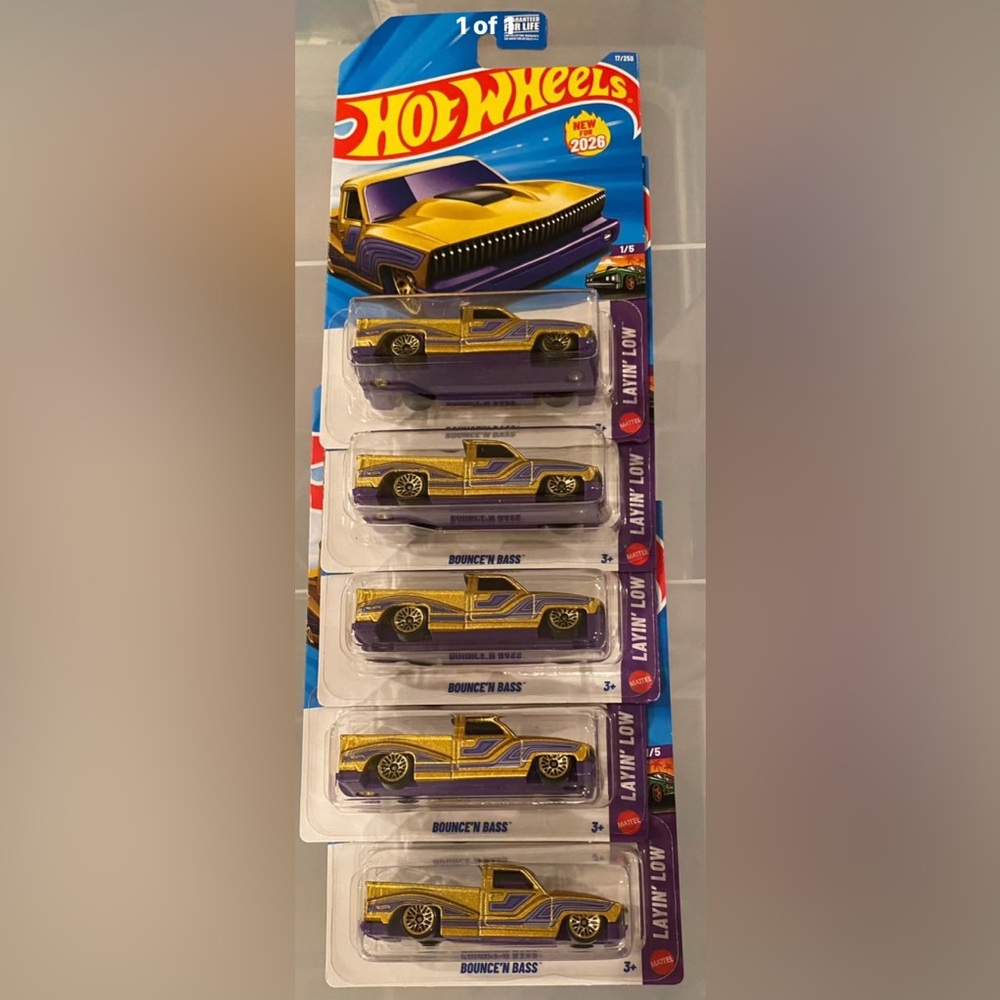 Hot Wheels New for 2026 BOUNCE’N BASS lot 5